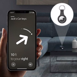 Dux Ducis 4 gab. komplekts silikona elastīgs vāks ar atslēgu piekariņu Apple AirTag (melns / zaļš / rozā / zils)