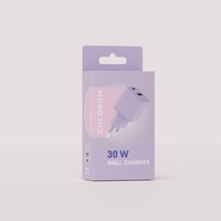 COLORUM wall lādētājs USB-A + USB-C PD 30W CLS30-AC-09 xLavenda
