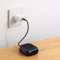 Portatīvais lādētājs saderīgs ar MagSafe Forcell F-Energy F10K5 PD3.1 QC3.0 3A 22,5W 10000 mAh saderīgs ar Apple Watch melna