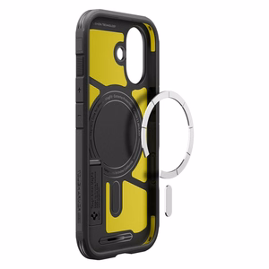 Spigen Tough Armor Mag Чехол совместимый с MagSafe для iPhone 17 чёрный
