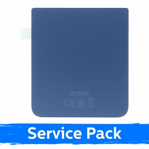 Aizmugurējais vāks, saderīgs ar Samsung F711 Z Flip3 / Zils / (Service Pack)