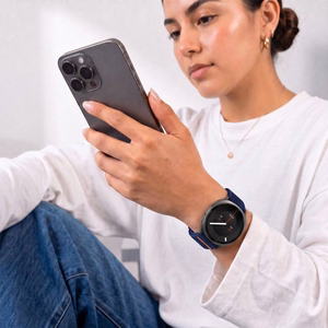 Tech-Protect Nylon Clasp siksniņa modelim Samsung Galaxy Watch Ultra 47 mm – tumši zila