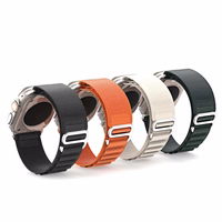 DUX DUCIS siksniņa GS neilona Apple Watch 42 / 44 / 45 / 49 mm olīvu