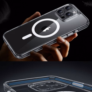 ESR Classic Pro Komplekts Halolock Magnētiskais viedtālruņa apvalks iPhone 16 Pro Max - Caurspīdīgs