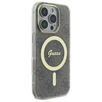 Guess IML 4G MagSafe futrālis iPhone 16 Pro Max - Brūns