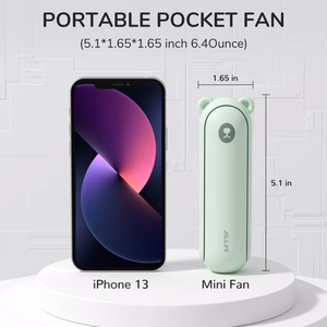 JisuLife Handheld Fan 8 Plus rokas ventilators, zaļš