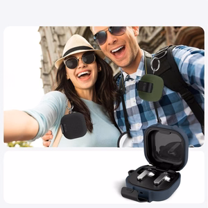 Tech-Protect Slim Hook maciņš priekš Samsung Galaxy Buds 4 / 4 Pro zaļš
