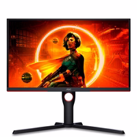 AOC G3 25G3ZM/BK computer monitor 62.2 cm (24.5") 1920 x 1080 pixels Full HD melns, sarkans