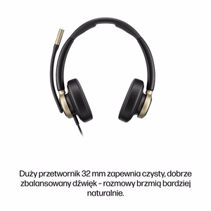 HP Poly Mission 825 USB vadu austiņas ar mikrofonu