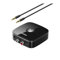 Bluetooth adaptera uztvērējs Ugreen CM123 2xRCA/AUX Bluetooth 5.0 melns (30445)