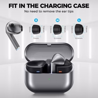 Tech-Protect ausu spilventiņi Samsung Galaxy Buds 3 Pro S / M / L izmēri - melni (3 gab.)