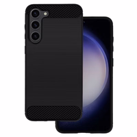 Aizmugurējais viedtālruņa apvalks CARBON Samsung Galaxy S23 Plus melns