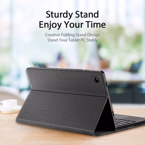 Dux Ducis "TK Series" bezvadu tastatūra / maciņš Samsung X200 (X205) Tab A8 2021 10.5" melns