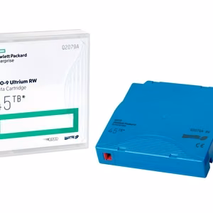 HPE LTO-9 Ultrium 45 TB RW datu kasete
