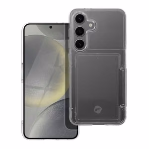FORCELL F-PROTECT Kristālais kabatas apvalks SAMSUNG S24 caurspīdīgs