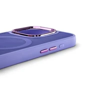 Magnētiskā kolekcija MagSafe viedtālruņa apvalks iPhone 16 Pro Max - violeta