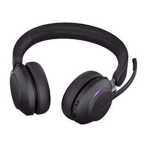 Jabra Evolve2 65 USB-A melnas MS stereo austiņas ar mikrofonu