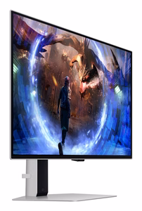 Samsung G60SD datora monitors 68.6 cm (27") 2560 x 1440 pikseļi Quad HD OLED, sudrabs