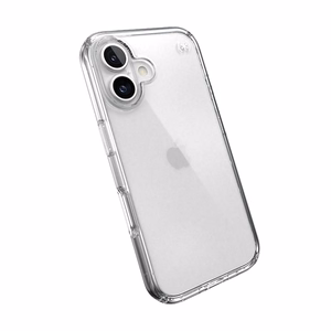 Caurspīdīgs Speck Presidio Perfect-Clear vāciņš iPhone 16 tālrunim