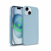 Crong Color Cover Magnetic - iPhone 15 MagSafe maciņš (zils)