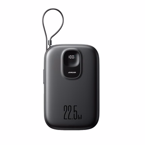 Внешний аккумулятор Joyroom JR-PBF18 22.5W с кабелем Lightning 10000mAh чёрный