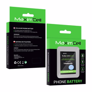 Maximcell baterija priekš Samsung B3410/S3650 Corby/S5610/S5620 Monte/C3530 AB463651BU 1000mAh Li-ion