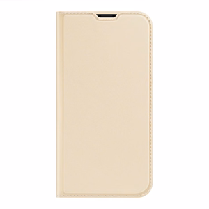 DUX DUCIS Skin Pro grāmatas stila apvalks iPhone 13 mini zeltains (m)