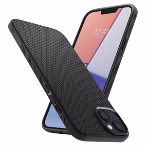 Spigen Liquid Air vāciņš iPhone 14 – matēts melns