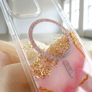 Epoxy Mag maciņš iPhone 17 Pro 6,3'' rozā