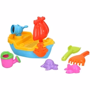 Eddy Toys Ship smilšu kastes rotaļlietu komplekts, 10 gab.