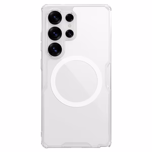 Nillkin Nature TPU Pro Magnētiskais viedtālruņa apvalks ar MagSafe Samsung Galaxy S25 Ultra - Balts