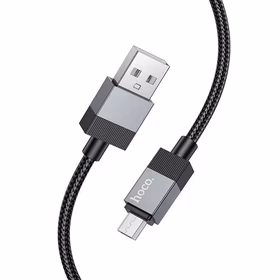 Kabelis USB A uz Micro USB Hoco 2,4A 1 m X110 melns