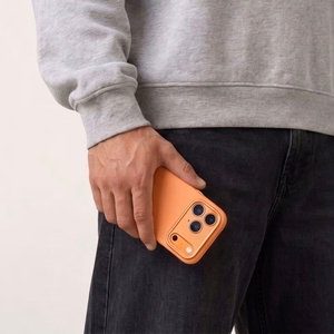 Tech-Protect Uniq MagSafe CC maciņš, paredzēts iPhone 18 Pro Max / 17 Pro Max, oranžs