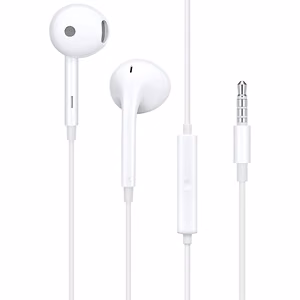 Vadu austiņas Jack 3,5 mm Oppo MH156 bez iepakojuma baltas