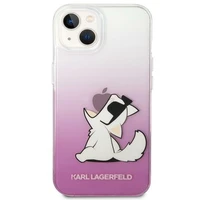 Viedtālruņa apvalks Karl Lagerfeld KLHCP14MCFNRCPI iPhone 14 Plus 6.7\" rozā / rozā Choupette Fun
