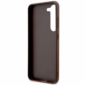 Guess GUHCS23S4GMGBR S23 S911 коричневый/коричневый жесткий кейс 4G Большой металлический логотип