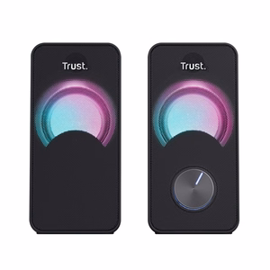 Trust Arys - RGB LED apgaismots 2.0 skaļruņu komplekts (melns)