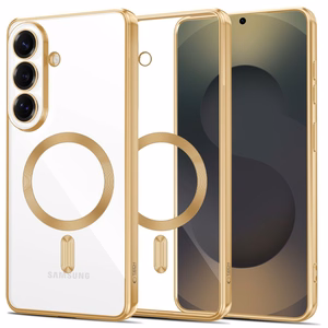 Tech-Protect MagFlex Maciņš for Samsung Galaxy S26+ - caurspīdīgs zelta