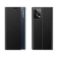 New Sleep viedtālruņa apvalks Xiaomi Redmi Note 12 5G / Poco X5 5G ar statīvu melna