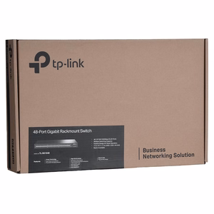 TP-Link TL-SG1048 nepārvaldīts Gigabit Ethernet (10/100/1000) 1U melns