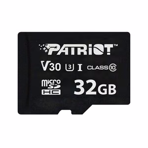 Atmiņas karte PATRIOT VX Series 32GB MicroSDXC V30 Class 10 UHS-I U3 4K UHD (PSF32GVX31MCH)