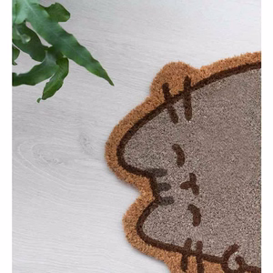 Pusheen kaķa formas durvju paklājs, 40 × 60 cm