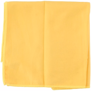 Dzeltena Dunlop Metal Polish mikrošķiedras pulēšanas drāna, 35 × 35 cm