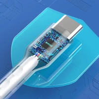 BWOO Kabelis USB - USB-C 1m 3A balts BO-X172C