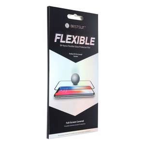 Bestsuit Elastīgs Hibrīda Stikls 5D Apple iPhone 12 mini melns
