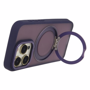 Secure Spinning Mag Case for iPhone 15 Pro Max 6,7" purple