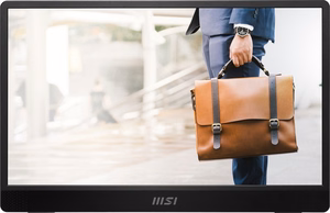 MSI PRO MP161 E2U portatīvais monitors melns 39.6 cm (15.6") LED 1920 x 1080 pikseļi