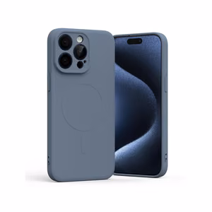 Mercury Semi-Silicone MagSafe for iPhone 15 Pro Max sierra blue