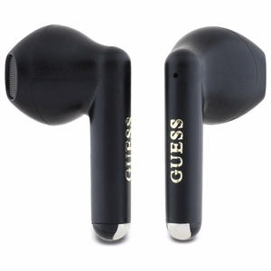 Guess Printed Classic Logo Bluetooth bezvadu austiņas, melnas