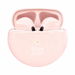 Blue Star (TX3) TWS Bluetooth bezvadu austiņas rozā